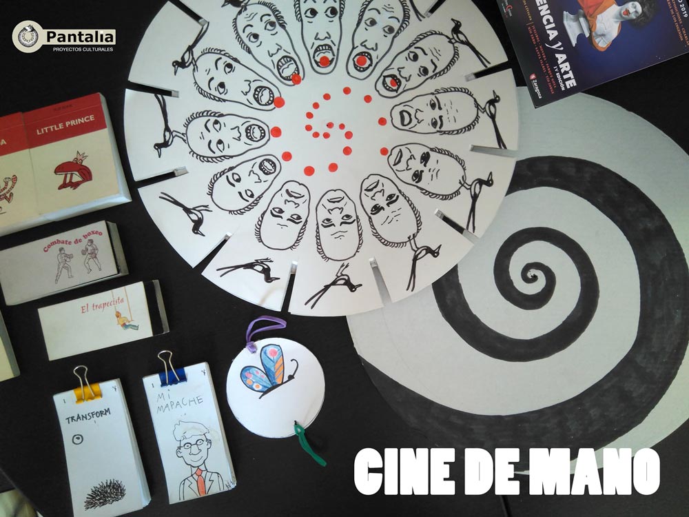 Talleres y cursos. Cine de mano. Pantalia Gestiones Culturales