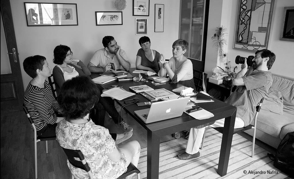 Círculo Hexágono. Divulgación. Pantalia Gestiones Culturales