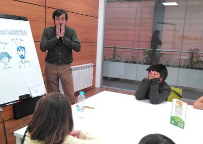 Talleres y cursos. Ficciometro. Pantalia Gestiones Culturales