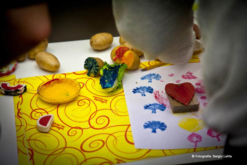 Talleres y cursos. Tabla de multiplicar. Pantalia Gestiones Culturales